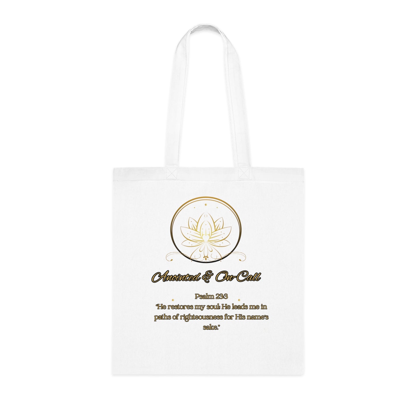 Spiritual Cotton Tote Bag, Motivational Tote for Relaxation, Eco-Friendly Shopping Bag, Perfect Gift for Friends, Quotes Tote