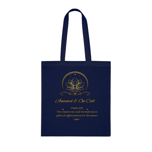Spiritual Cotton Tote Bag, Motivational Tote for Relaxation, Eco-Friendly Shopping Bag, Perfect Gift for Friends, Quotes Tote